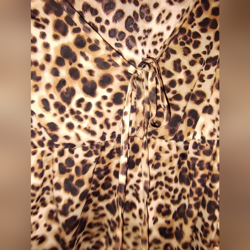 Lane Bryant blouse 18/20 leopard print